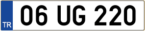 Truck License Plate